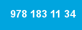 978 183 11 34 978 183 11 34